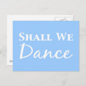 Zullen we cadeaus dansen? briefkaart (Voorkant / Achterkant)