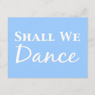 Zullen we cadeaus dansen? briefkaart