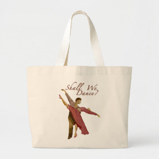 Zullen we dansen? grote tote bag