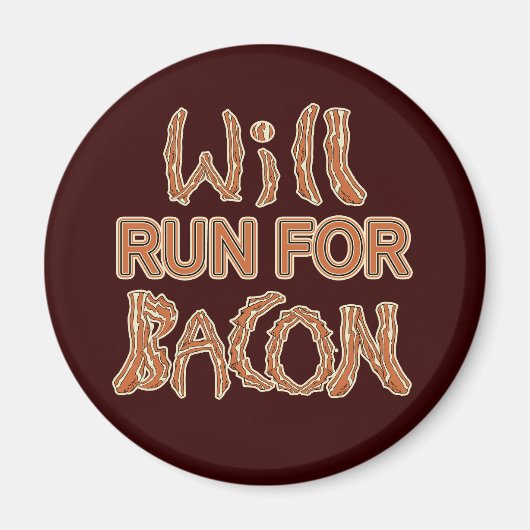 ZULLEN WORDEN UITGEVOERD VOOR BACON-T - shirts en  Magneet (Voorkant)
