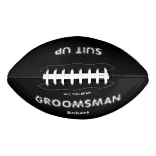 Zult U Mijn Bruidsjonker Voorstel Voetbal American Football