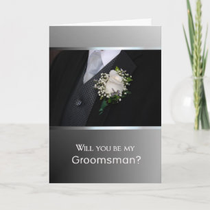 Zult u Mijn Groomsman zijn?