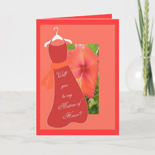 Zult u mijn Matron van Eer zijn?