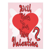 Zult u mijn Valentijn zijn?