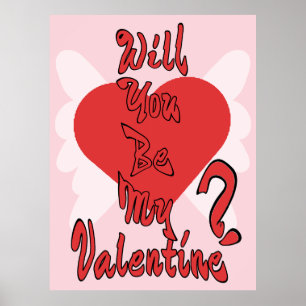 Zult u mijn Valentijn zijn? Poster