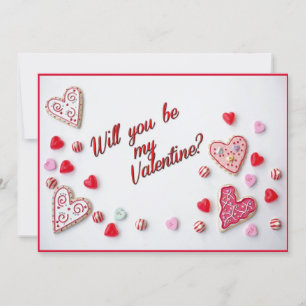 Zult u mijn Valentijnskaart zijn Kaart