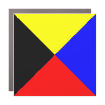 Zulu ICS-marinesignaalvlag