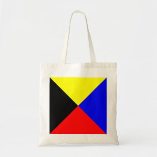 Zulu ICS maritieme seinvlag Tote Bag