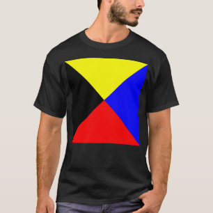 Zulu Internationale Maritieme Seinvlag T-shirt