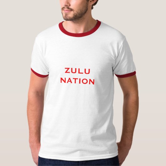 ZULU NATION T-SHIRT (Voorkant)