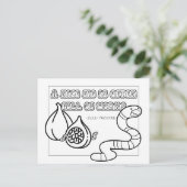 Zulu Proverb Coloring Briefkaart (Staand voorkant)