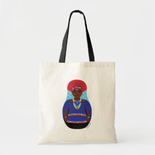 Zulu, Zuid-Afrikaanse Matryoshka Bag Tote Bag