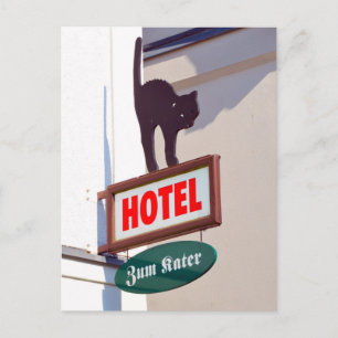 Zum Kater Hotel, Warnemunde, Duitsland Briefkaart