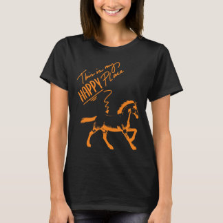 Zum Reiten Geboren Paarden Meisje Rider Paard Gift T-shirt