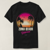 Zuma Beach Souvenir California Herinnering 1 T-shirt (Design voorkant)