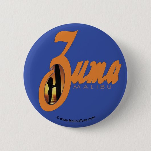 Zuma Beach Sunset Ronde Button 5,7 Cm (Voorkant)