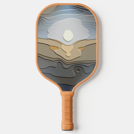 ZUN OVER DE HILLEN PICKLEBALL PADDLE (Voorkant)