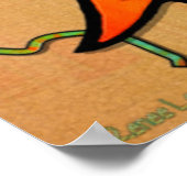 Zuni Butterfly Folk Art Poster (Hoek)