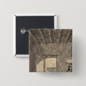 Zuni-kamer Vierkante Button 5,1 Cm (Voorkant /achterkant)