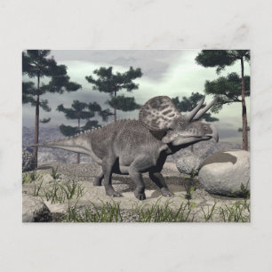Zuniceratops dinosaur - 3D rendering Briefkaart