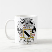 Zuniga Family Crest Koffiemok (Links)