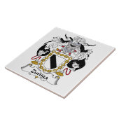 Zuniga Family Crest Tegeltje (Zijkant)