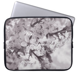 Zure Cherry Tree Black en White Laptop Sleeve