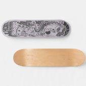 Zure dromen in motorlicht skateboard (Horizontaal)