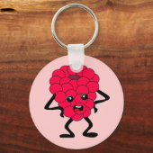 Zure frambozen: Bad Fruit Gang Sleutelhanger (Voorkant)