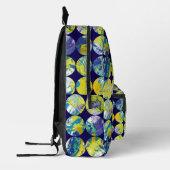 Zure grunge stippen. bedrukte rugzak (Links)