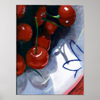 Zure kersen poster