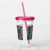 Zure marmer acryltumbler acryl drinkbeker (Links)