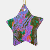 Zure marmer keramisch Ornament (Links)