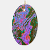 Zure marmer keramisch Ornament (Links)