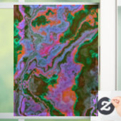 Zure marmer Window Cling Raamsticker (Huis)