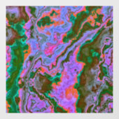 Zure marmer Window Cling Raamsticker (Vel)