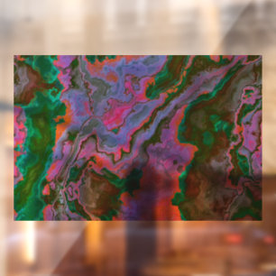 Zure marmer Window Cling Raamsticker