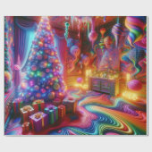 Zure reis Kerstmis Cadeaupapier (Vlak)