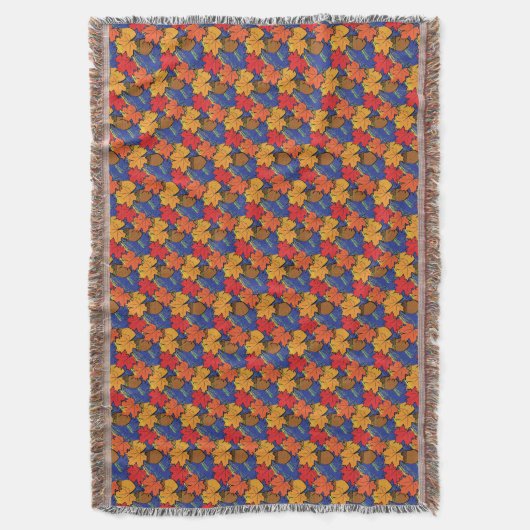 Zuren en bladeren I Deken (Voorkant Verticaal)