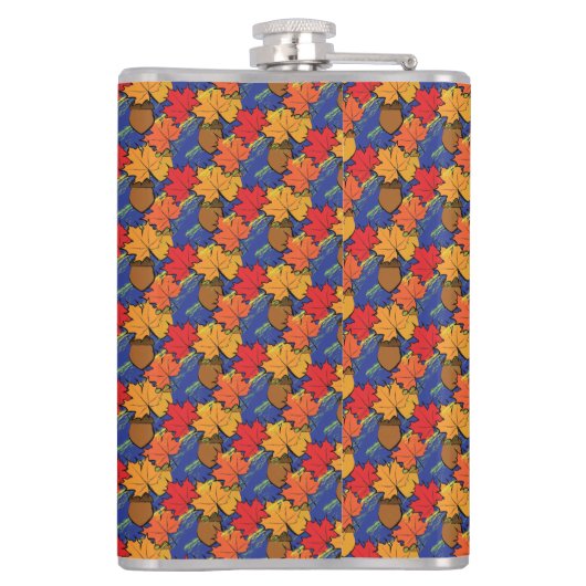 Zuren en bladeren I Heupfles (Achterkant)