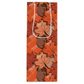 Zuren en bladeren II Wijn Cadeautas (Voorkant)