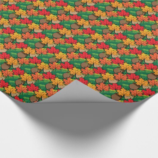 Zuren en bladeren III Cadeaupapier (Hoek)