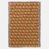 Zuren en bladeren IV Deken (Voorkant Verticaal)