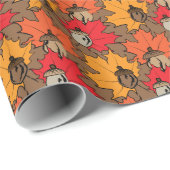 Zuren en bladeren V Cadeaupapier (Rol Hoek)