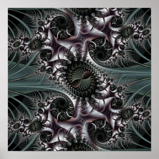 zuren en spinnenwebben in het moonlight poster (Voorkant)