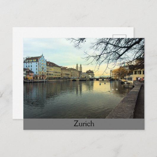 Zurich Briefkaart (Voorkant / Achterkant)