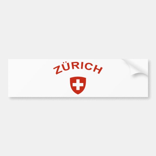 Zurich Bumpersticker (Voorkant)