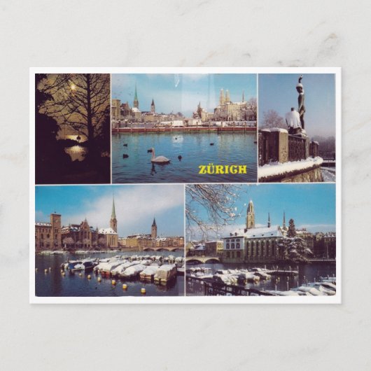 Zurich - carte postale (Devant)