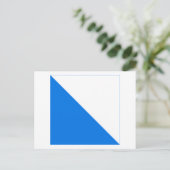Zurich Flag Briefkaart (Staand voorkant)