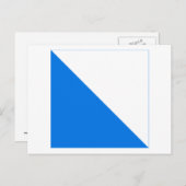 Zurich Flag Briefkaart (Voorkant / Achterkant)